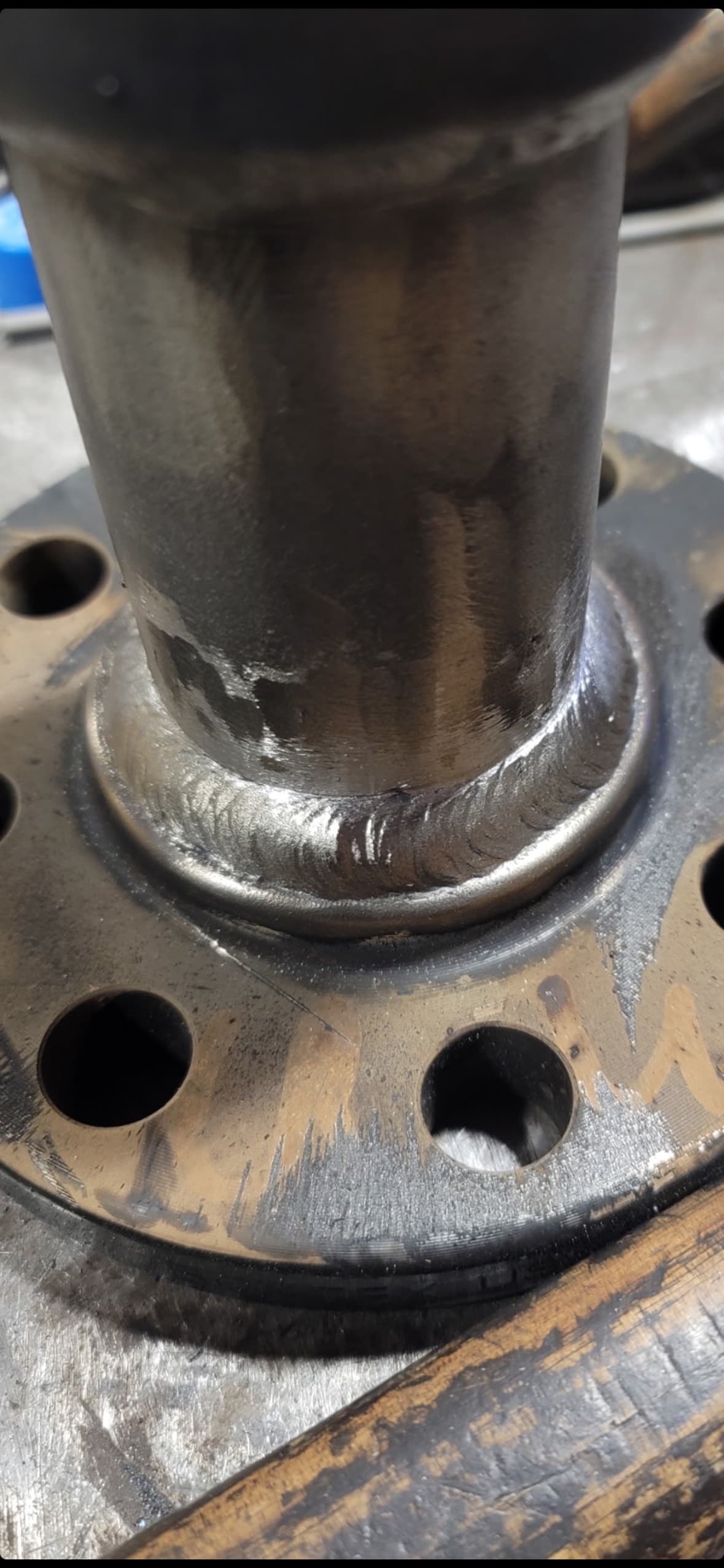 Stick weld